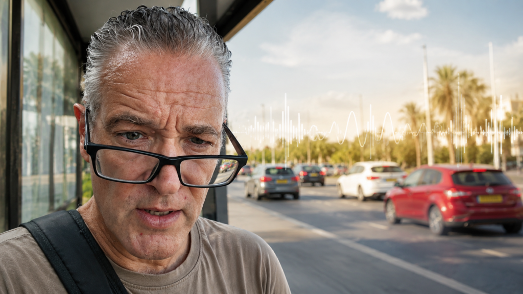 Remove traffic noise from a roadside video recording