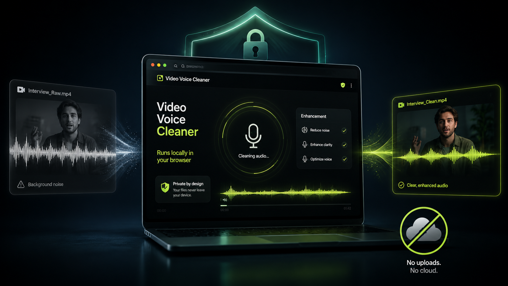 Why Video Voice Cleaner Runs Locally in Your Browser